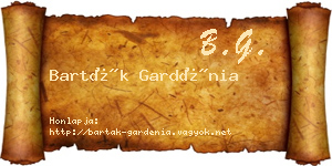 Barták Gardénia névjegykártya